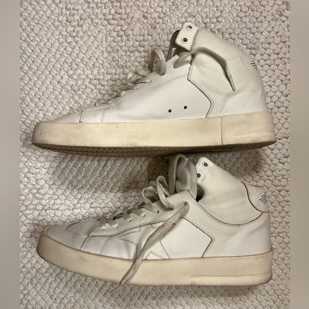 Golden Goose Stardan high-tops - all white